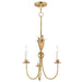 Maxim - Three Light Chandelier - Paloma - Gold Leaf- Union Lighting Luminaires Decor
