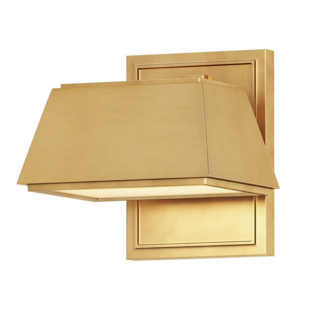 Maxim - LED Outdoor Wall Sconce - Mansard - Antique Brass- Union Lighting Luminaires Decor
