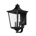 Maxim - Three Light Outdoor Lantern - Sutton Place VX - Black- Union Lighting Luminaires Decor