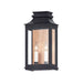 Maxim - Two Light Outdoor Wall Sconce - Savannah VX - Antique Copper / Black Oxide- Union Lighting Luminaires Decor