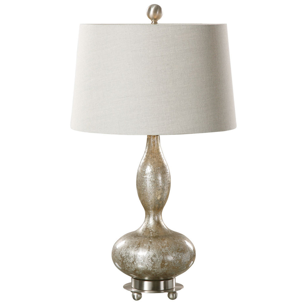 Uttermost - Table Lamp, Set Of 2 - Vercana - Brushed Nickel- Union Lighting Luminaires Decor