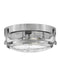 Hinkley Canada - LED Flush Mount - Harper - Chrome with Clear Seedy glass- Union Lighting Luminaires Decor