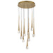 ET2 - LED Pendant - Pierce - Gold- Union Lighting Luminaires Decor