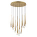 ET2 - LED Pendant - Pierce - Gold- Union Lighting Luminaires Decor