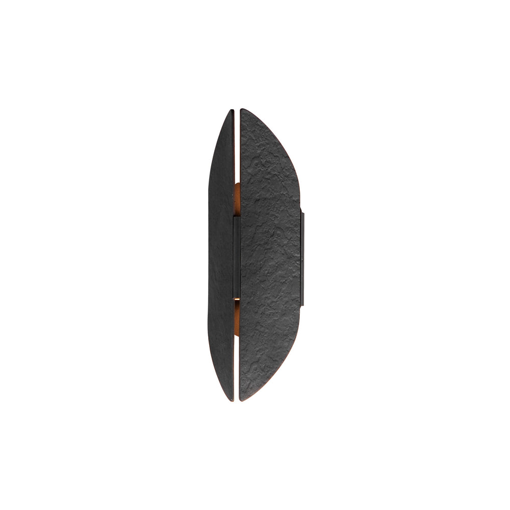 ET2 - LED Outdoor Wall Sconce - Tectonic - Black / Antique Brass- Union Lighting Luminaires Decor