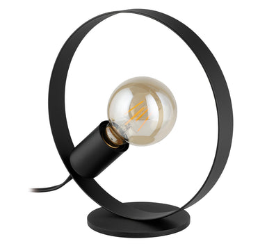 Eglo Canada - One Light Table Lamp - Frijolas - Black- Union Lighting Luminaires Decor
