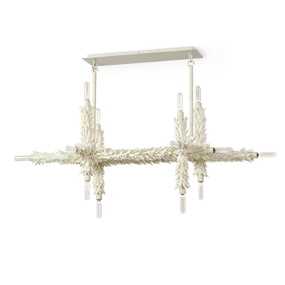 Palecek Canada - Linear Chandelier - Larkspur - Cream- Union Lighting Luminaires Decor