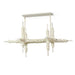 Palecek Canada - Linear Chandelier - Larkspur - Cream- Union Lighting Luminaires Decor