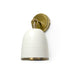 Palecek - Wall Sconce - Rivoli Leather - Antique Brass- Union Lighting Luminaires Decor