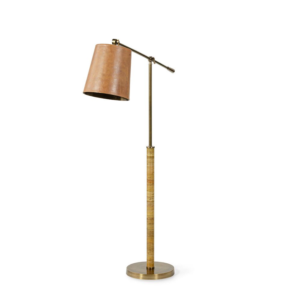 Palecek - One Light Floor Lamp - Hendrick- Union Lighting Luminaires Decor