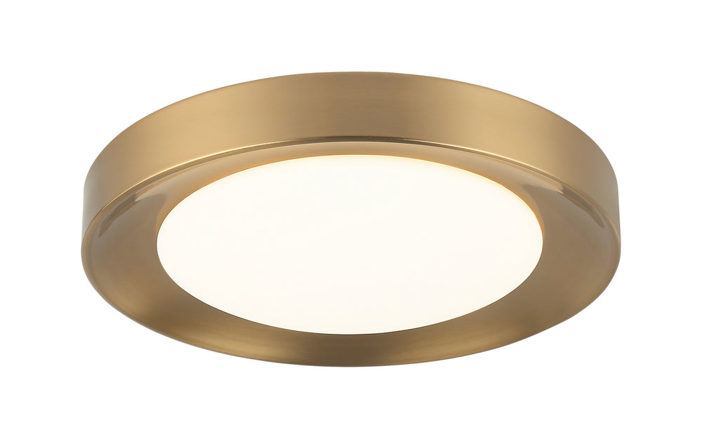 Matteo Canada - LED Ceiling Mount - Essene - Aged Gold Brass- Union Lighting Luminaires Decor