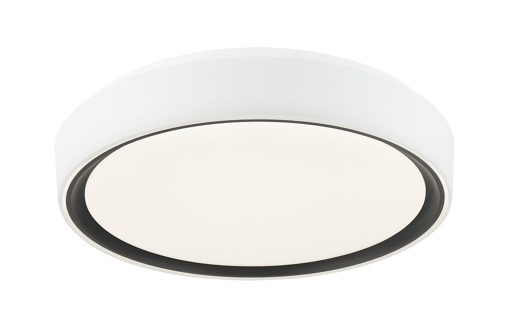 Matteo Canada - One Light Ceiling Mount - Alamus - Aged Gold Brass / White- Union Lighting Luminaires Decor
