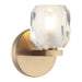 Matteo Canada - One Light Wall Sconce - Carleton - Aged Gold Brass- Union Lighting Luminaires Decor