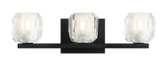 Matteo Canada - Three Light Wall Sconce - Carleton - Matte Black- Union Lighting Luminaires Decor