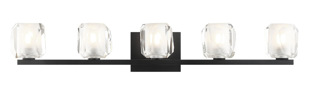 Matteo Canada - Five Light Wall Sconce - Carleton - Matte Black- Union Lighting Luminaires Decor