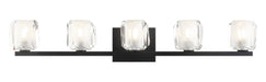 Matteo Canada - Five Light Wall Sconce - Carleton - Matte Black- Union Lighting Luminaires Decor