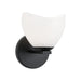 Matteo Canada - One Light Wall Sconce - Uptowne - Black- Union Lighting Luminaires Decor