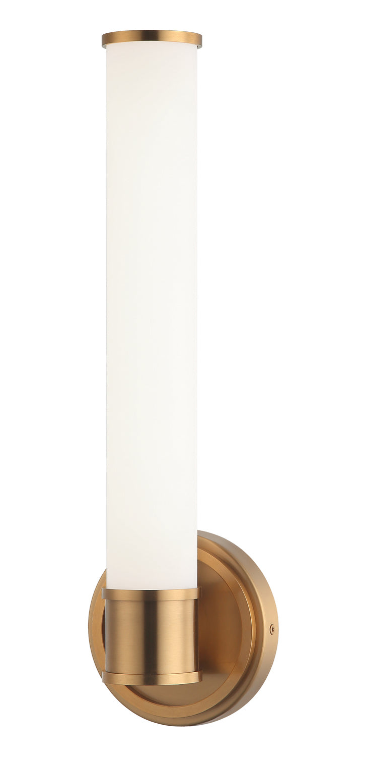 Matteo Canada - LED Wall Sconce - Steveston - Aged Gold Brass- Union Lighting Luminaires Decor