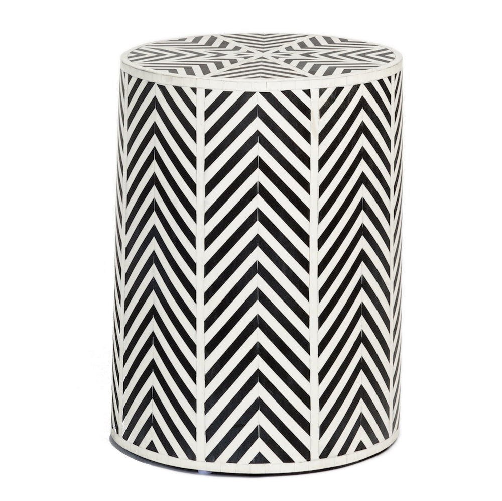 Bethel International Canada - Side Table - Black and White- Union Lighting Luminaires Decor