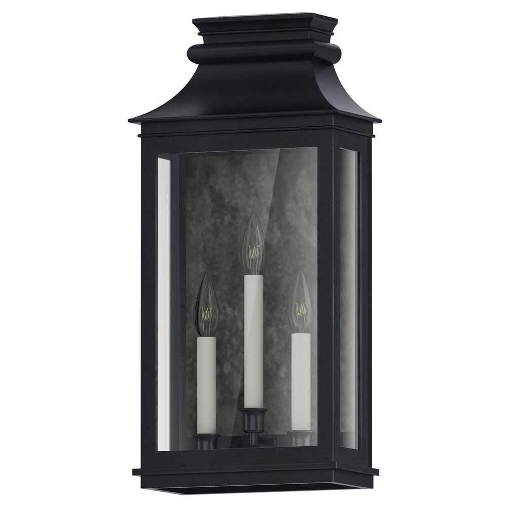 Maxim - Three Light Outdoor Wall Sconce - Savannah VX - Black Oxide- Union Lighting Luminaires Decor