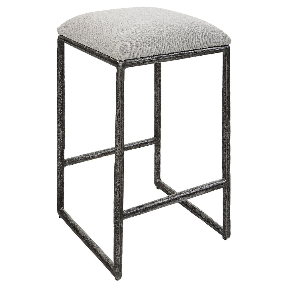 Uttermost - Counter Stool - Brisbane - Distressed Charcoal- Union Lighting Luminaires Decor