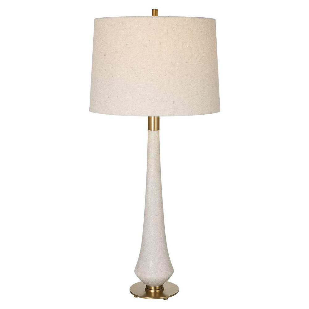 Uttermost - One Light Table Lamp - Marille - Brushed Brass- Union Lighting Luminaires Decor