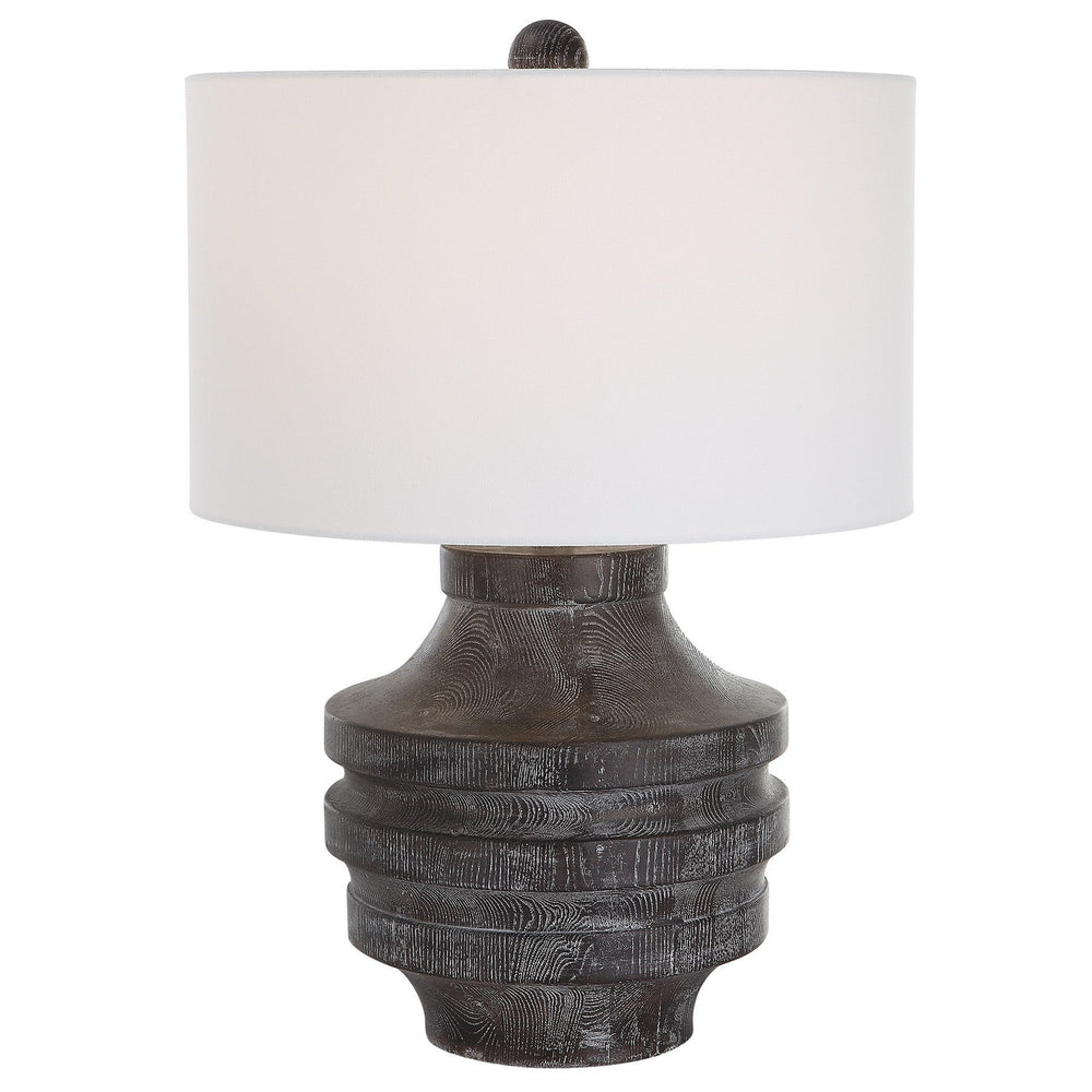 Uttermost - One Light Table Lamp - Timber - Black- Union Lighting Luminaires Decor