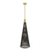 Arteriors - One Light Pendant - Pesaro - Black Wash- Union Lighting Luminaires Decor