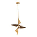 Arteriors - One Light Pendant - Renly - Pale Gold Leaf- Union Lighting Luminaires Decor