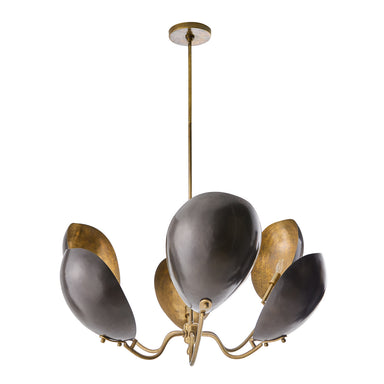 Arteriors - Six Light Chandelier - Savo - Bronze- Union Lighting Luminaires Decor