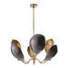 Arteriors - Six Light Chandelier - Savo - Bronze- Union Lighting Luminaires Decor