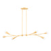 Mitzi Canada - Six Light Linear - Elsa - Gold Leaf- Union Lighting Luminaires Decor