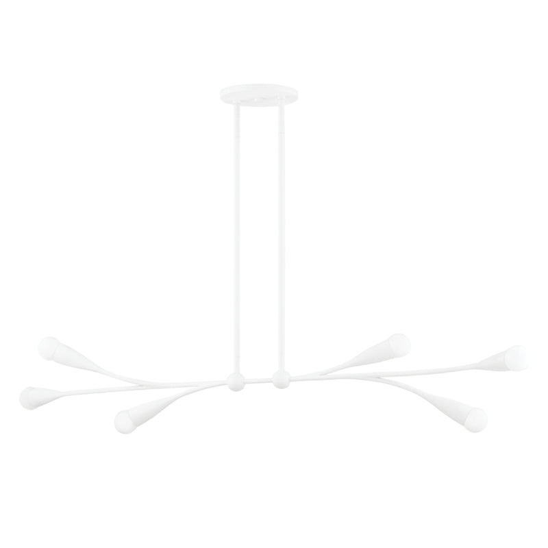 Mitzi Canada - Six Light Linear - Elsa - Textured White- Union Lighting Luminaires Decor