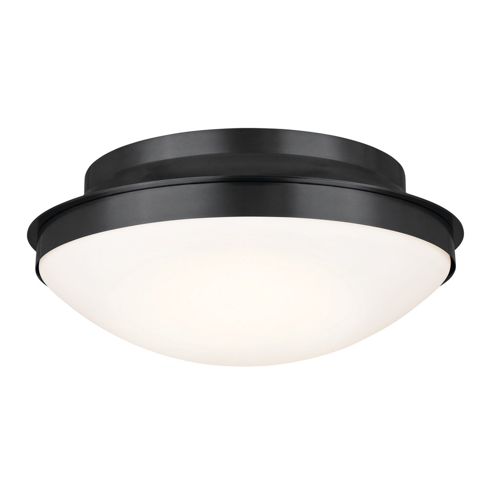 Kichler Canada - Three Light Flush Mount - Bretta - Black- Union Lighting Luminaires Decor