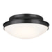 Kichler Canada - Three Light Flush Mount - Bretta - Black- Union Lighting Luminaires Decor