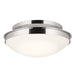 Kichler Canada - Three Light Flush Mount - Bretta - Polished Nickel- Union Lighting Luminaires Decor