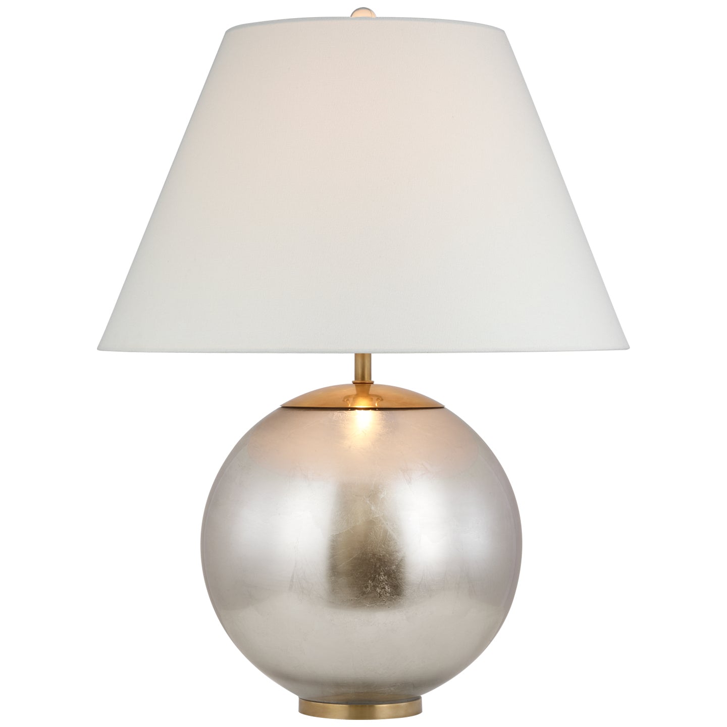 Visual Comfort Signature Canada - LED Table Lamp - Morton - Burnished Silver Leaf- Union Lighting Luminaires Decor