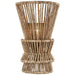 Visual Comfort Signature Canada - LED Wall Sconce - Antigua - Antique-Burnished Brass and Natural Abaca- Union Lighting Luminaires Decor