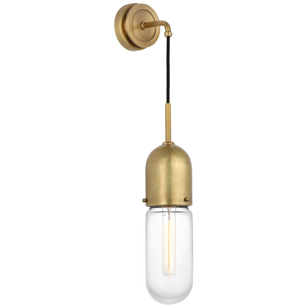 Visual Comfort Signature Canada - LED Wall Sconce - Junio - Hand-Rubbed Antique Brass- Union Lighting Luminaires Decor