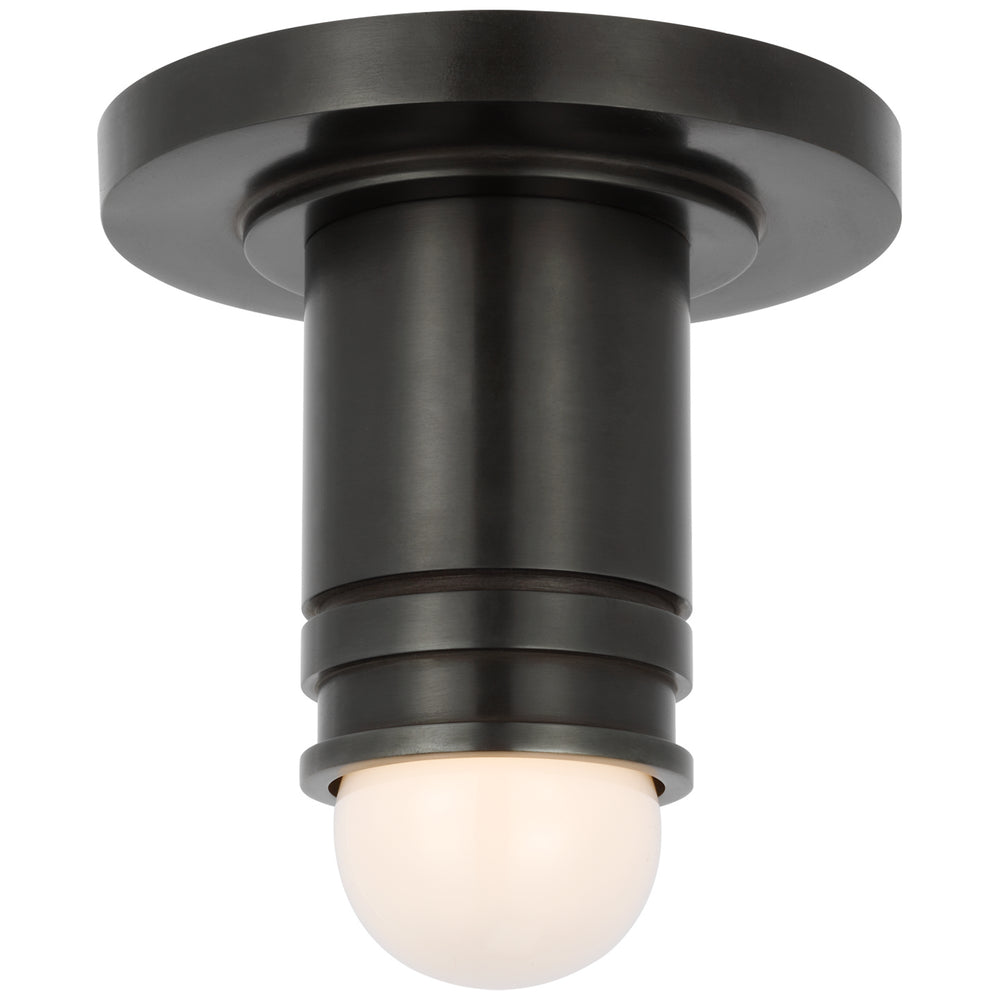 Visual Comfort Signature Canada - LED Flush Mount - Top Hat - Bronze- Union Lighting Luminaires Decor