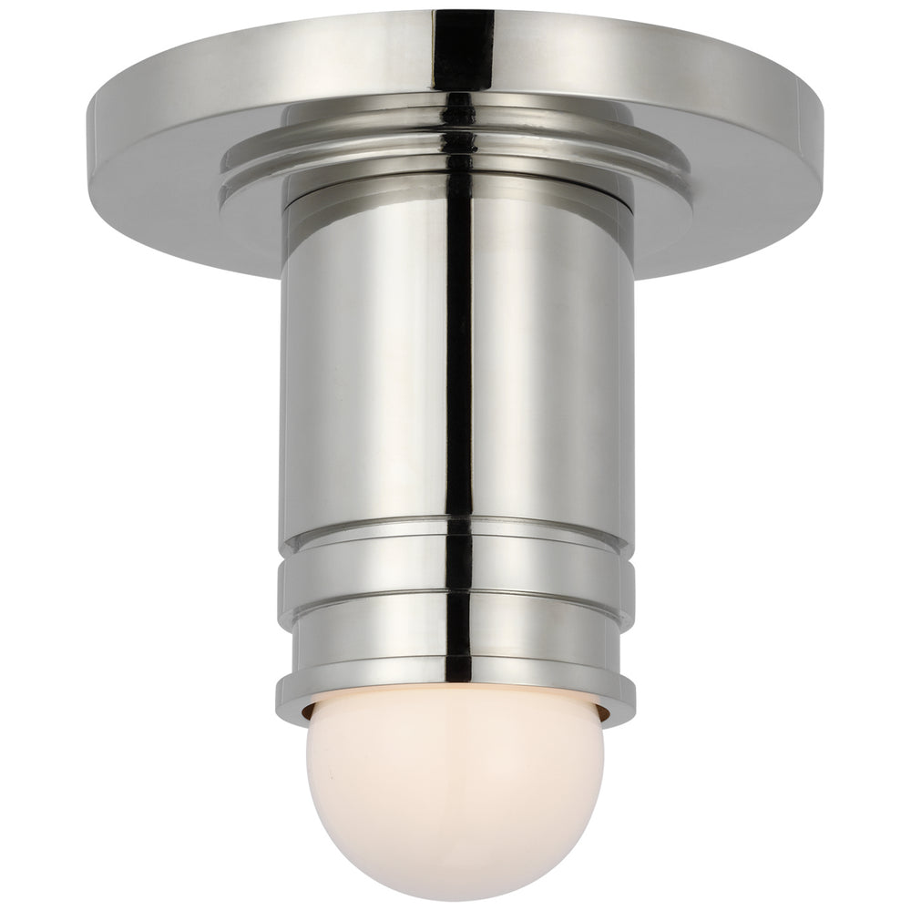 Visual Comfort Signature Canada - LED Flush Mount - Top Hat - Polished Nickel- Union Lighting Luminaires Decor