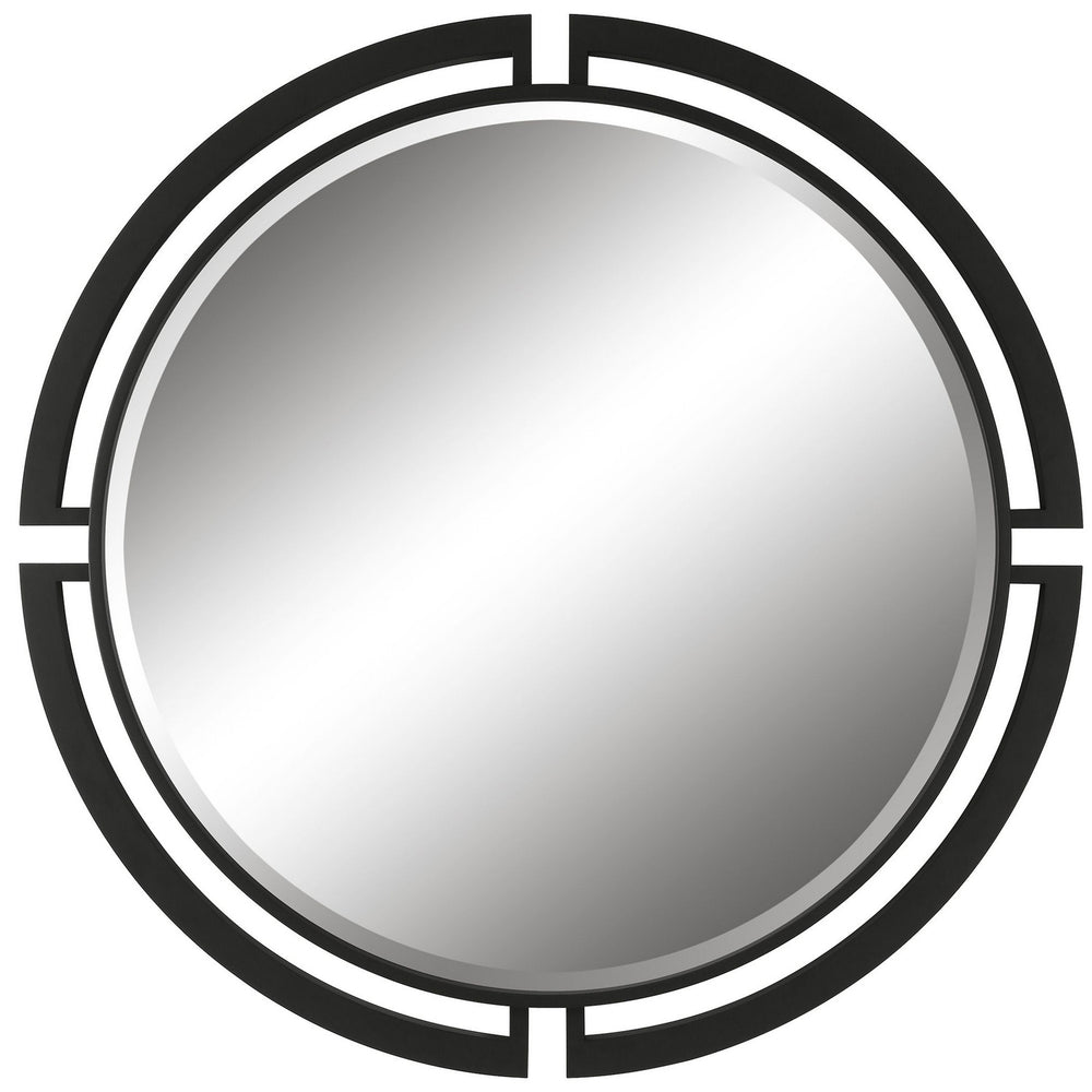 Uttermost - Mirror - Quadrant - Satin Black- Union Lighting Luminaires Decor