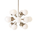 Uttermost - 16 Light Chandelier - Droplet, - Antique Brass- Union Lighting Luminaires Decor