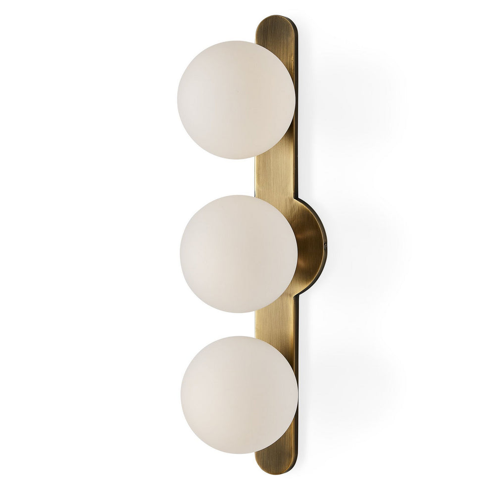 Uttermost - Three Light Wall Sconce - Droplet, - Antique Brass- Union Lighting Luminaires Decor