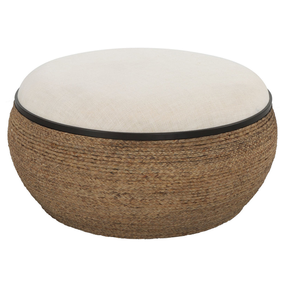 Uttermost - Ottoman / Coffee Table - Island - Matte Black- Union Lighting Luminaires Decor