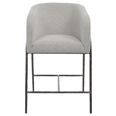 Uttermost - Counter Stool - Jacobsen - Aged Black Iron- Union Lighting Luminaires Decor
