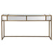 Uttermost - Console Table - Reflect - Brushed Aged Gold- Union Lighting Luminaires Decor