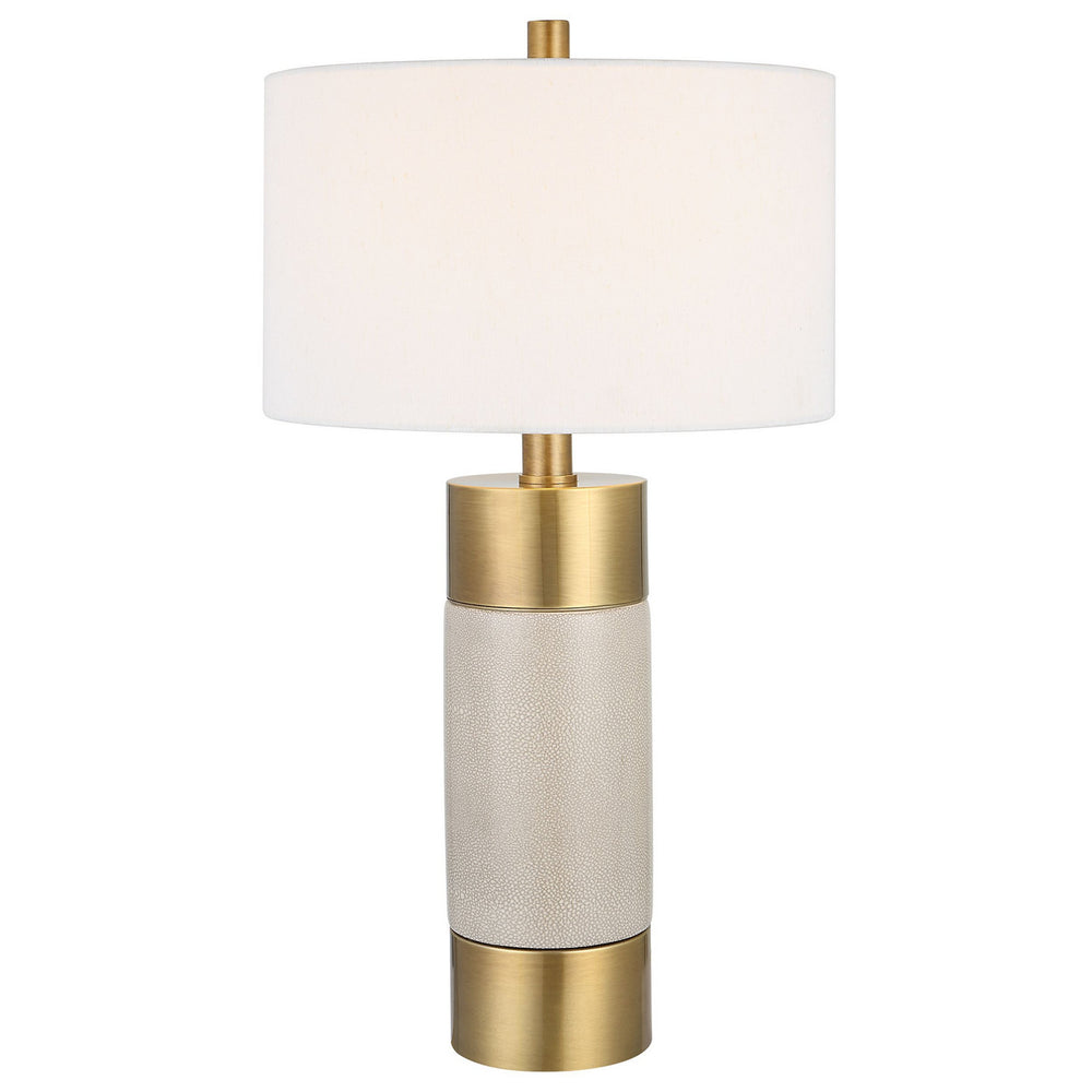 Uttermost - One Light Table Lamp - Adelia - Antique Brass Iron- Union Lighting Luminaires Decor