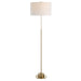 Uttermost - One Light Floor Lamp - Prominence - Brushed Antique Brass- Union Lighting Luminaires Decor