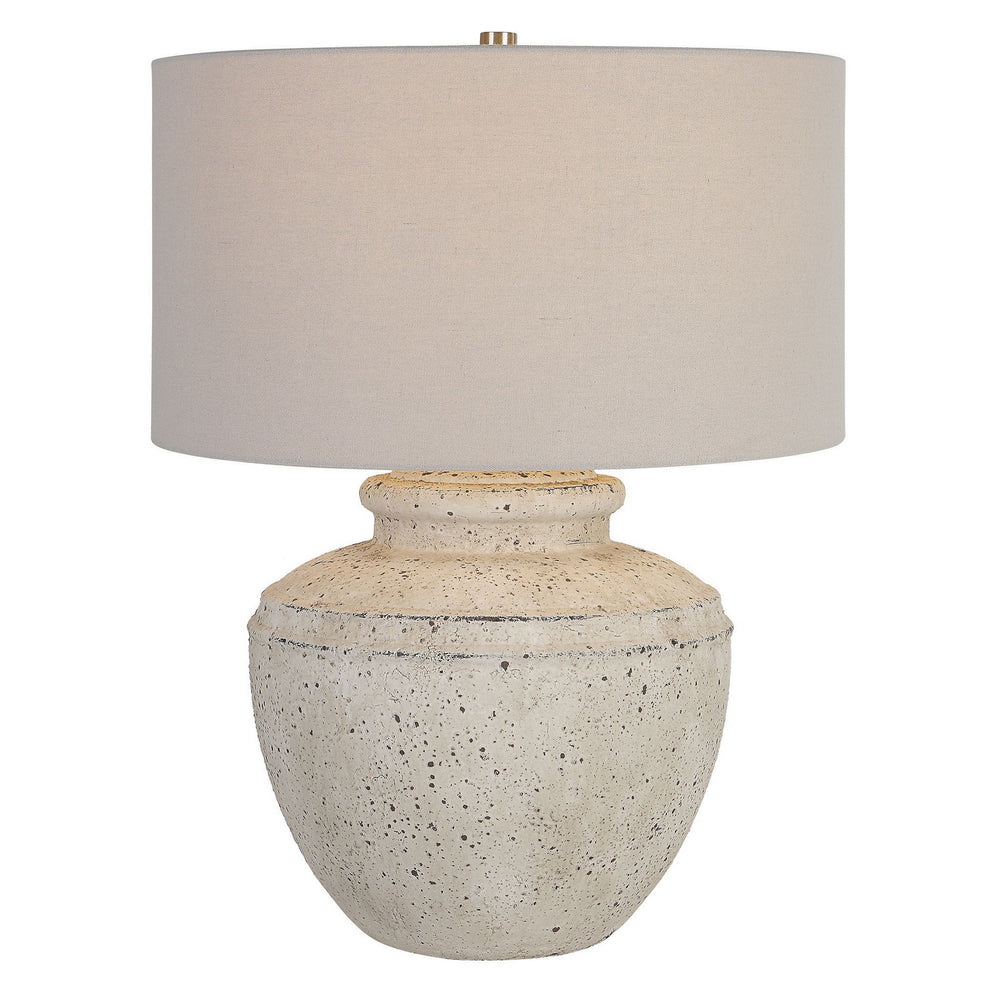 Uttermost - One Light Table Lamp - Artifact - Brushed Nickel- Union Lighting Luminaires Decor